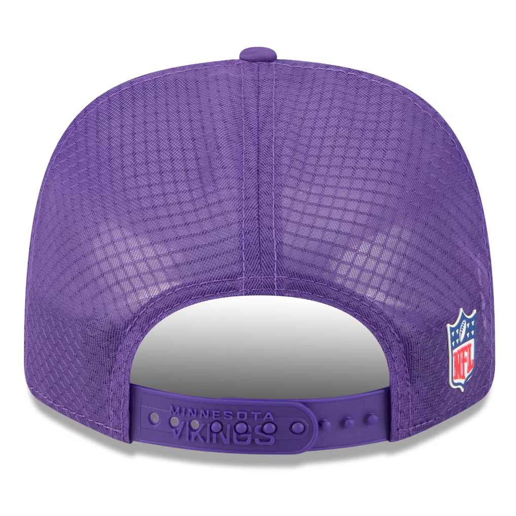 MINNESOTA VIKINGS 2025 NFL SIDELINE 9SEVENTY STRETCH-SNAP ADJUSTABLE HAT - PURPLE
