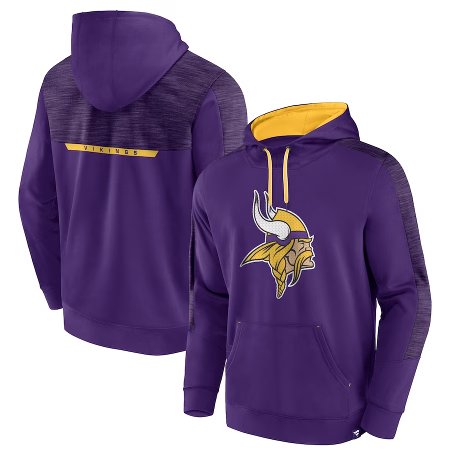 MINNESOTA VIKINGS MEN S DEFENDER EVO PULLOVER HOODED SWEATSHIRT