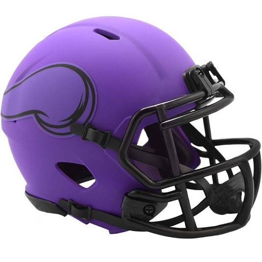 MINNESOTA VIKINGS RIDDELL MINI SPEED HELMET - RAVE