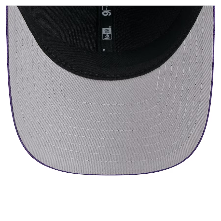 MINNESOTA VIKINGS TEAM COLLECTION 9FORTY M-CROWN SNAPBACK ADJUSTABLE HAT - PURPLE