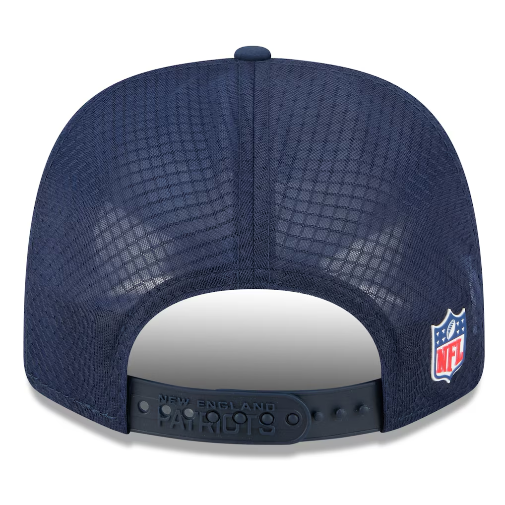 NEW ENGLAND PATRIOTS 2025 NFL SIDELINE 9SEVENTY STRETCH-SNAP ADJUSTABLE HAT - NAVY