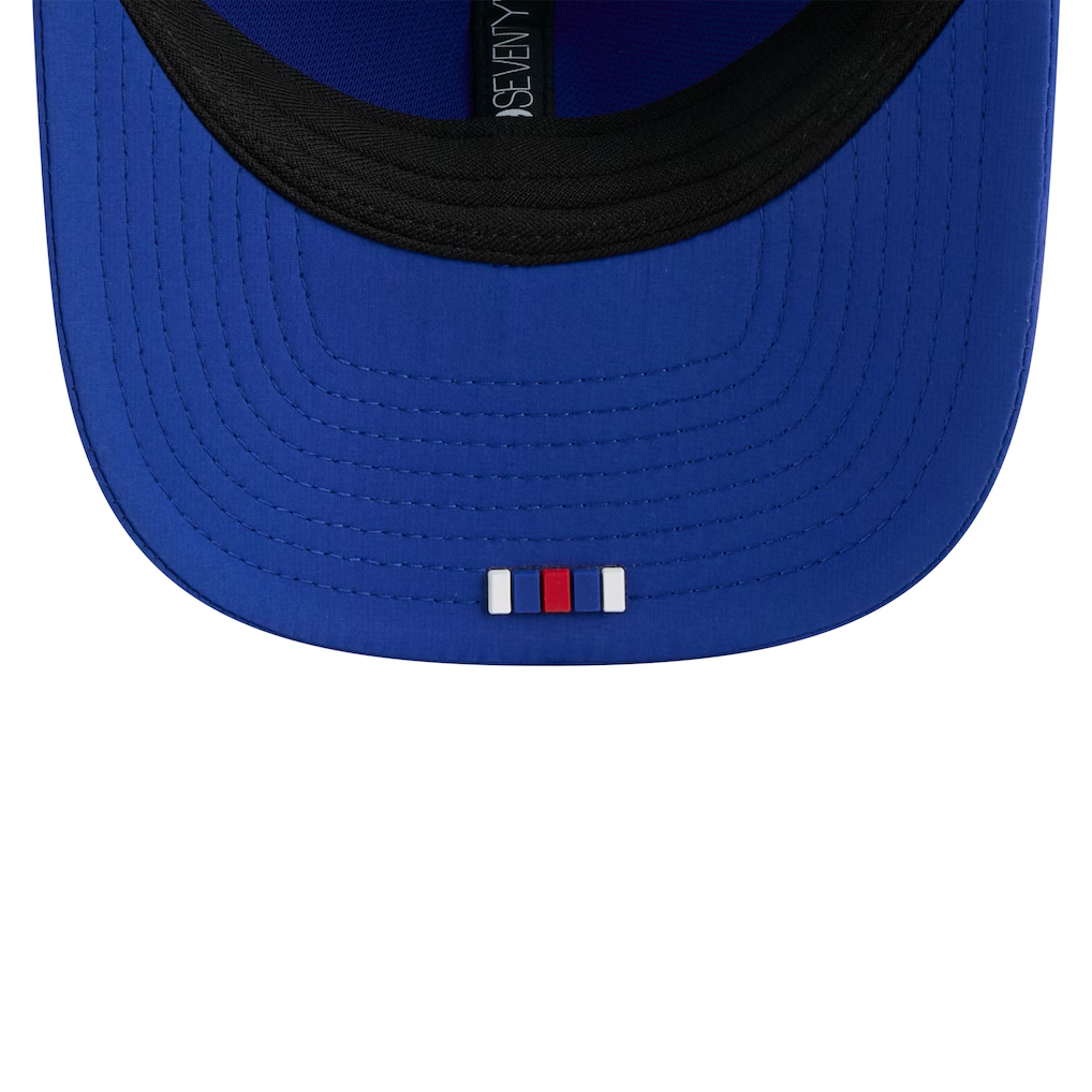 NEW ENGLAND PATRIOTS 2025 NFL SIDELINE RETRO 9SEVENTY STRETCH-SNAP ADJUSTABLE HAT - BLUE