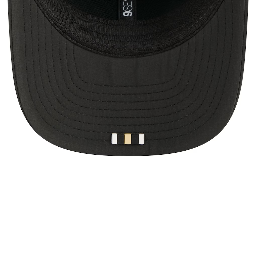 NEW ORLEANS SAINTS 2025 NFL SIDELINE 9SEVENTY STRETCH-SNAP ADJUSTABLE HAT - BLACK
