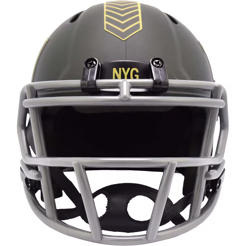 NEW YORK GIANTS 2025 NFL SALUTE TO SERVICE RIDDELL SPEED MINI HELMET