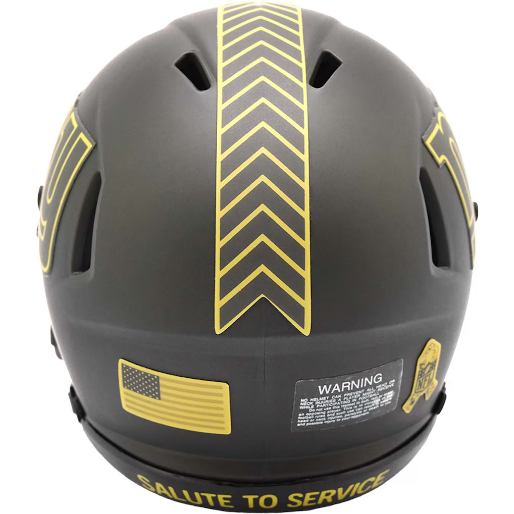 NEW YORK GIANTS 2025 NFL SALUTE TO SERVICE RIDDELL SPEED MINI HELMET