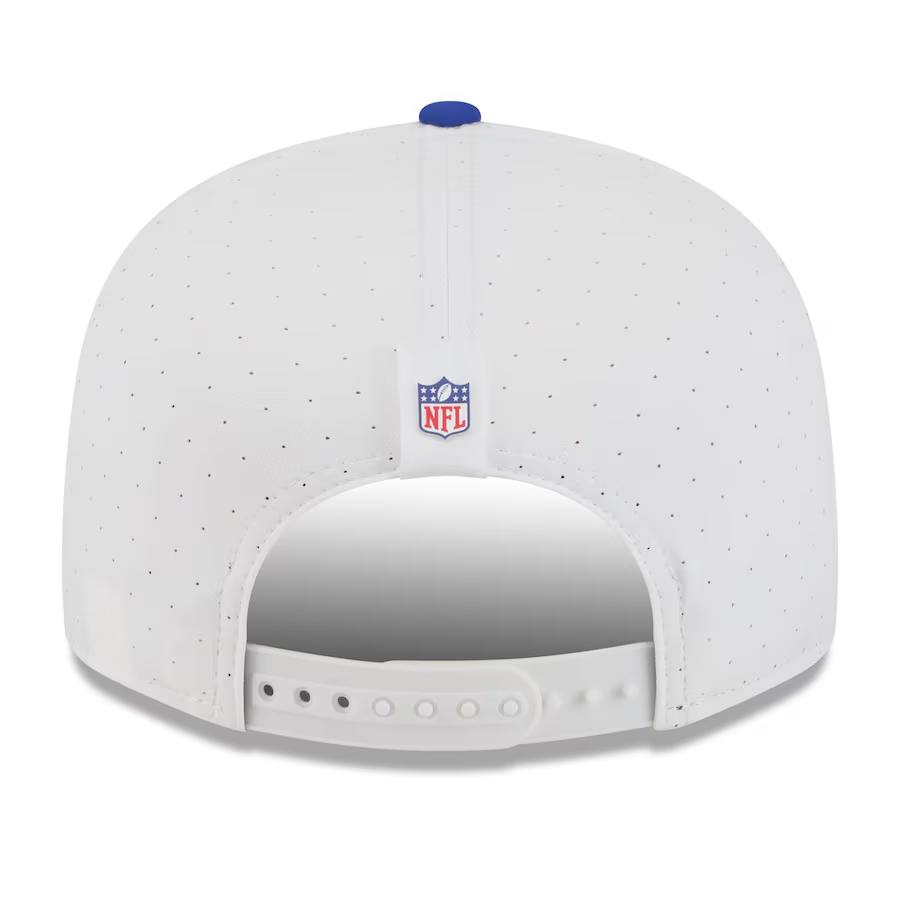 NEW YORK GIANTS 2025 NFL TRAINING CAMP 9FIFTY SPLIT PANEL SNAPBACK HAT - WHITE