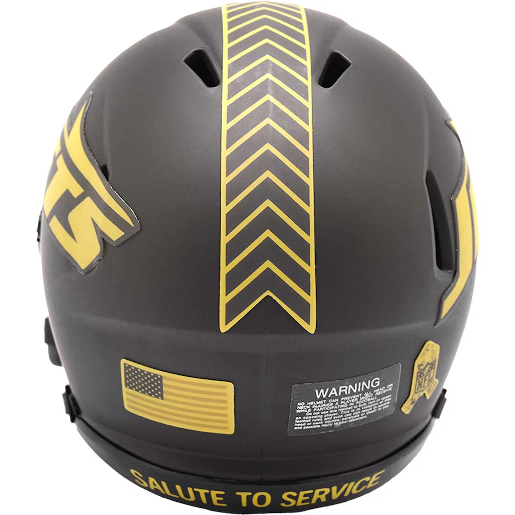 NEW YORK JETS 2025 NFL SALUTE TO SERVICE RIDDELL SPEED MINI HELMET