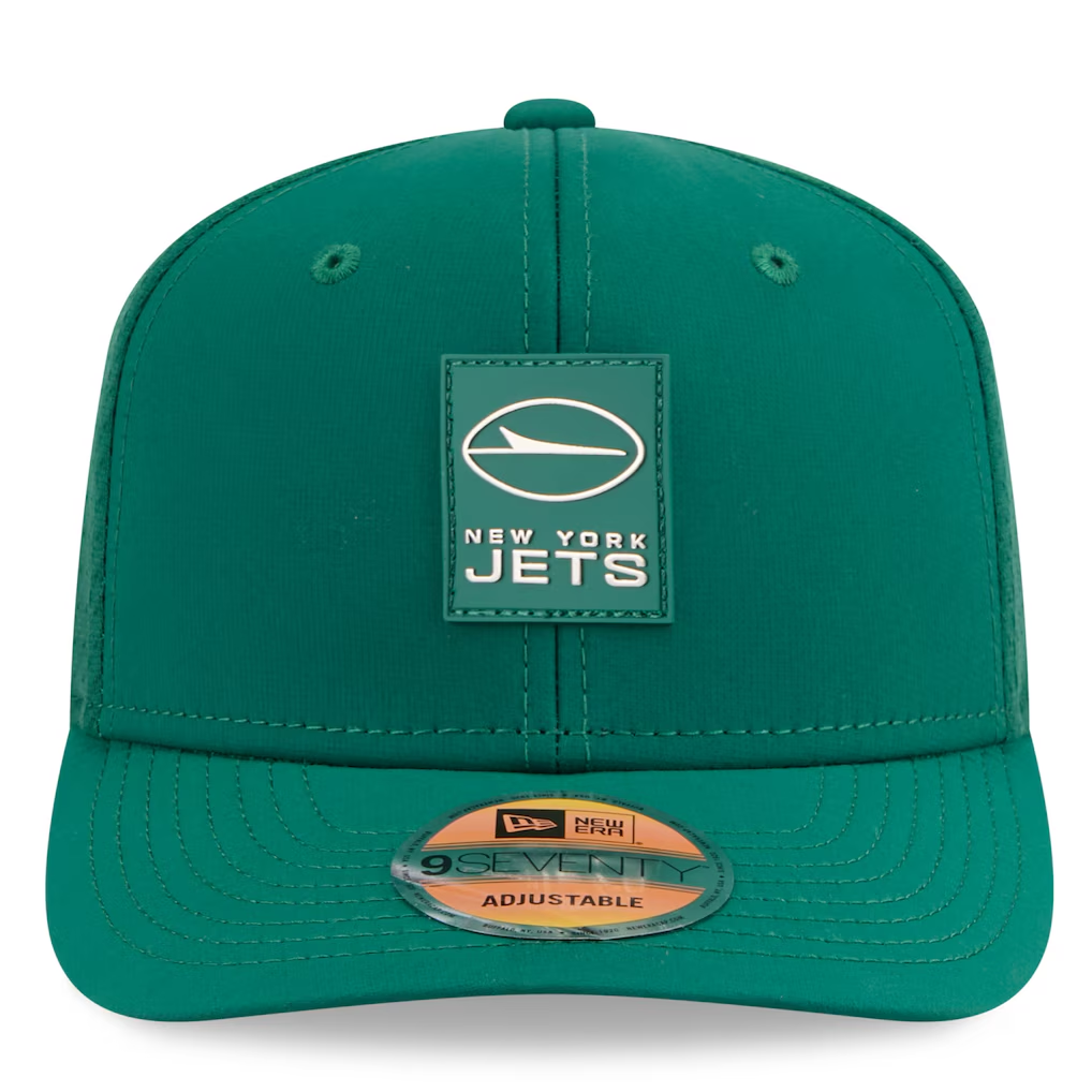 NEW YORK JETS 2025 NFL SIDELINE 9SEVENTY STRETCH-SNAP ADJUSTABLE HAT - GREEN