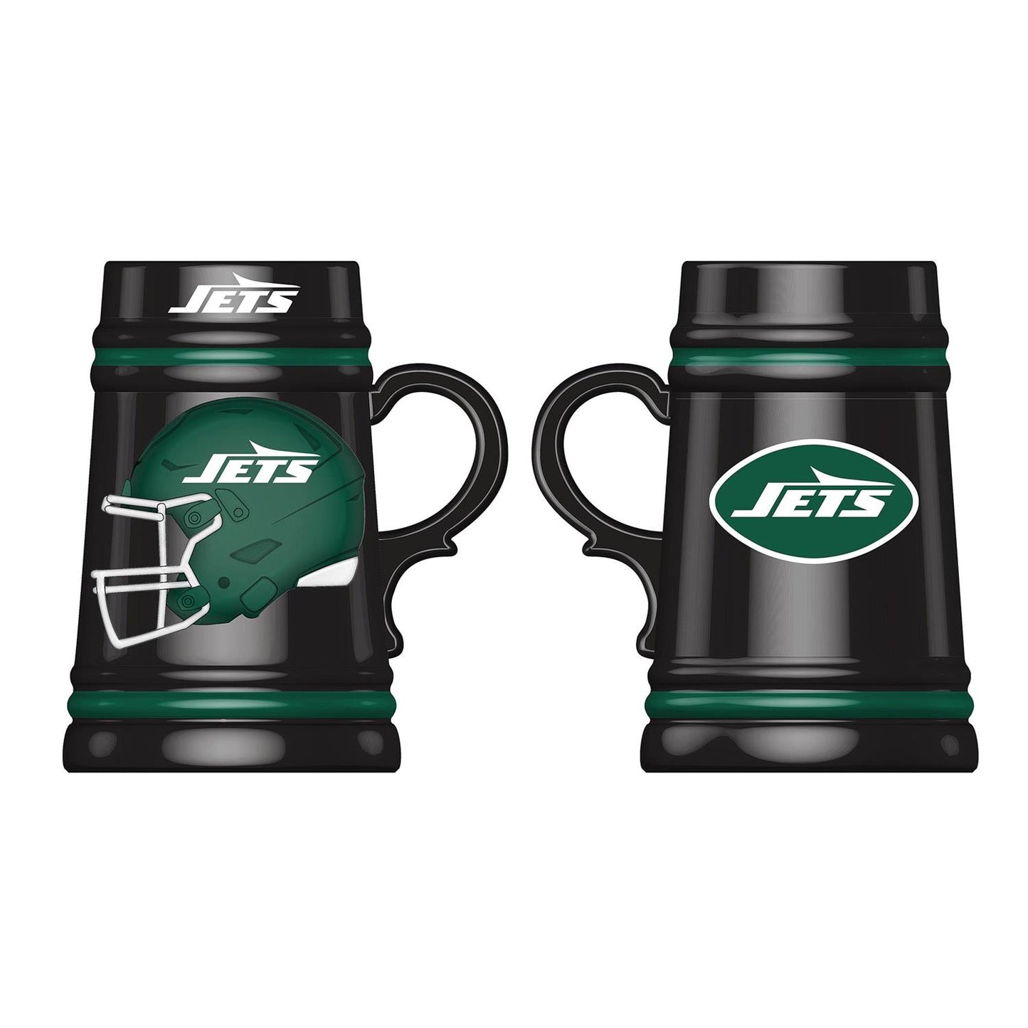 NEW YORK JETS 24OZ CERAMIC STEIN CUP WITH GIFT BOX