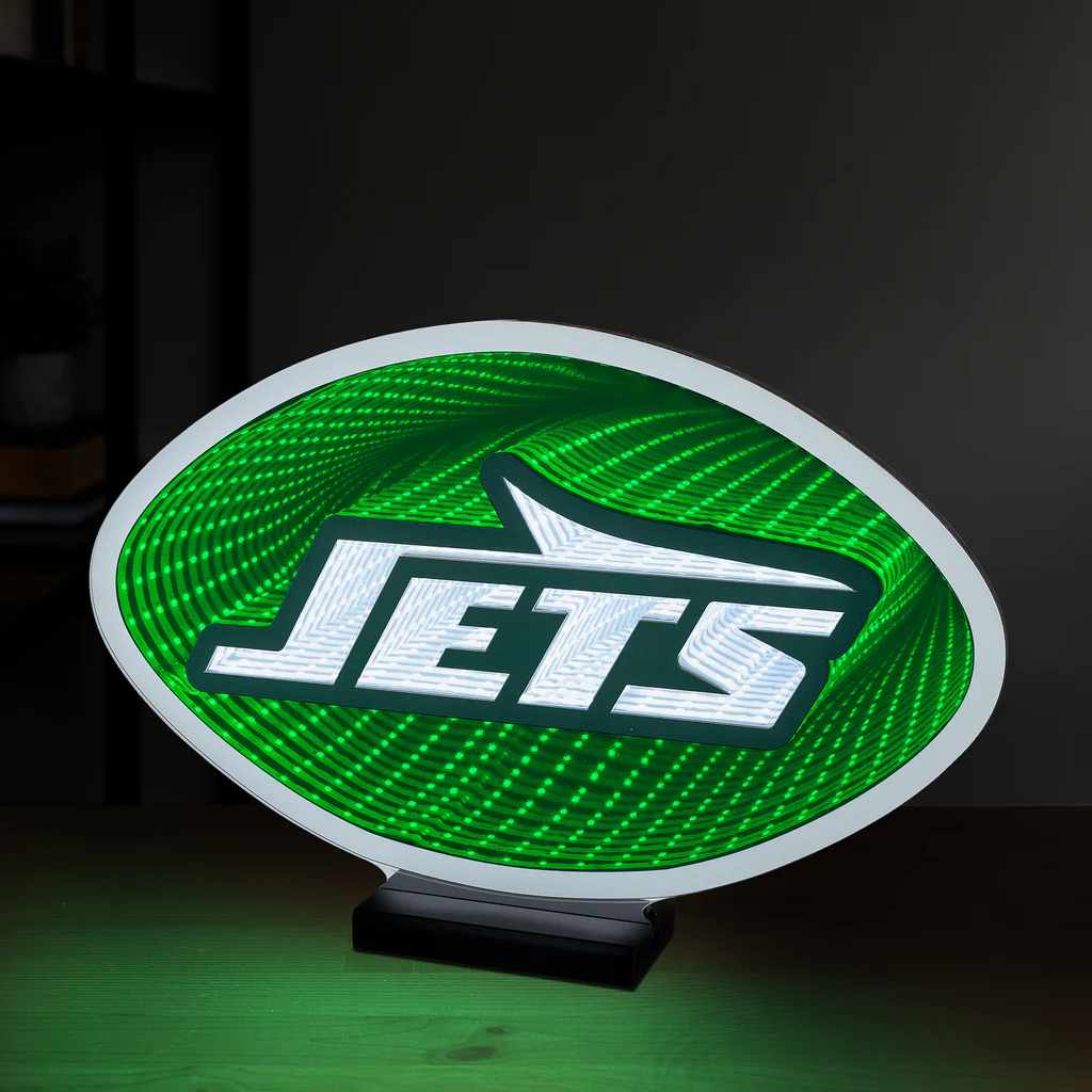 NEW YORK JETS LED INFINITY LOGO LIGHT