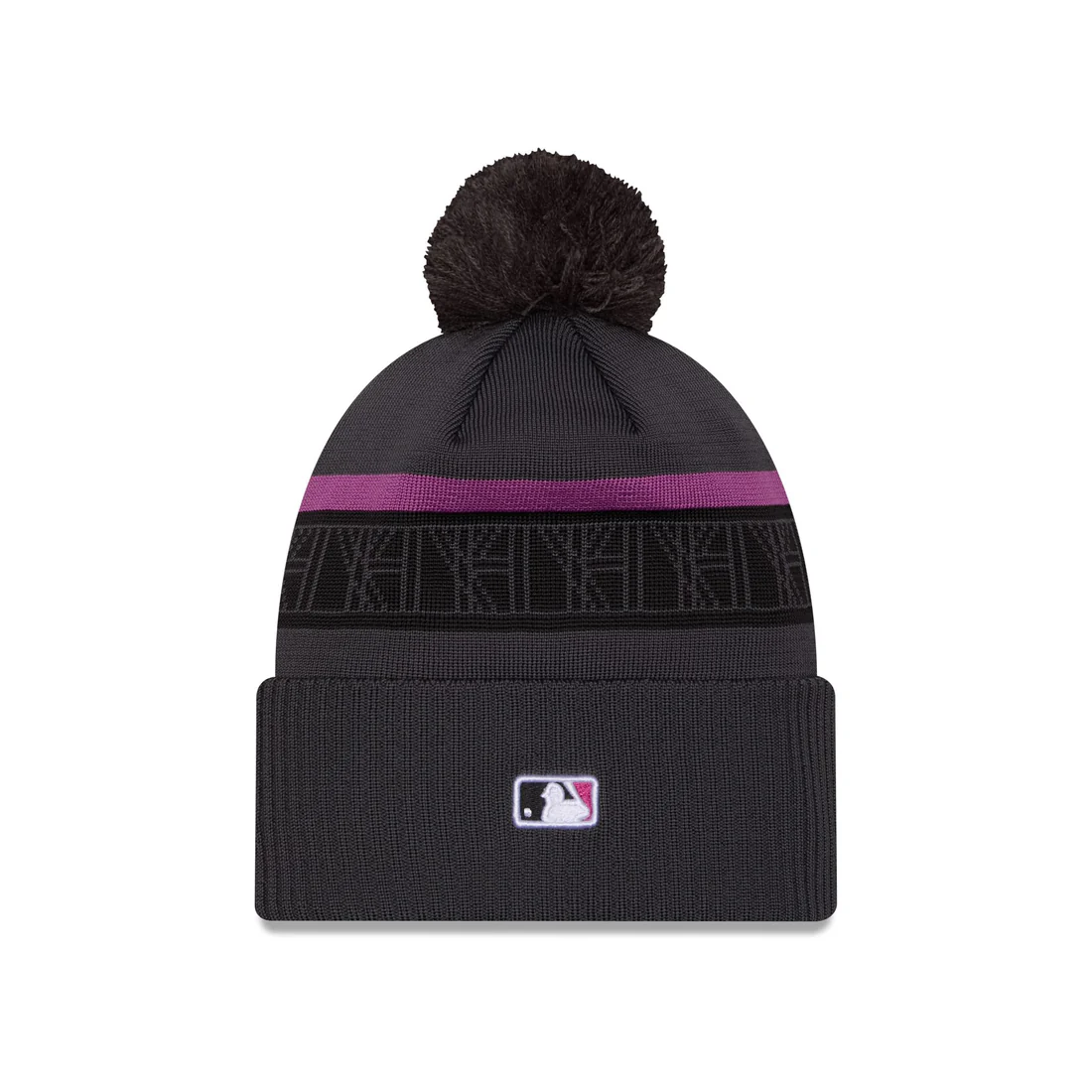 NEW YORK METS CITY CONNECT CUFFED KNIT BEANIE WITH POM