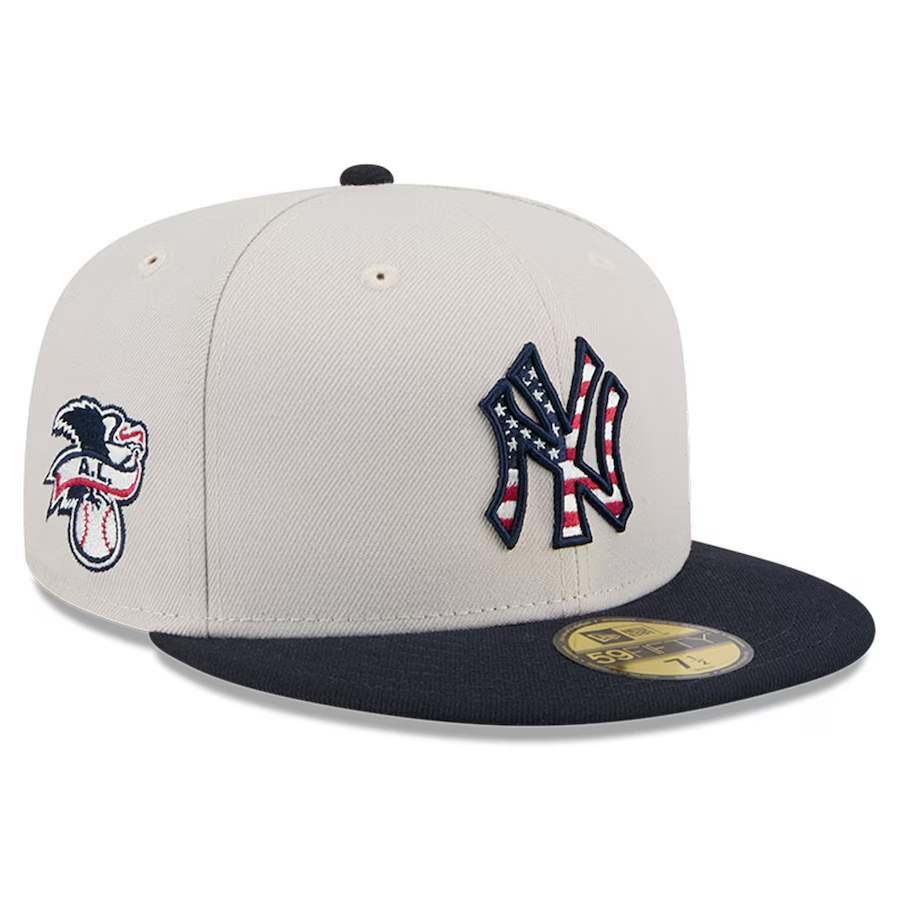 NEW YORK YANKEES 2024 MLB 4TH OF JULY 59FIFTY FITTED HAT JR S SPORTS