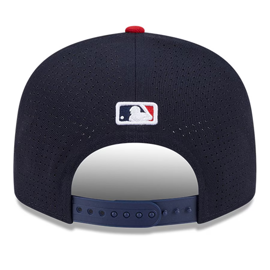NEW YORK YANKEES 2025 MLB ALL-STAR GAME WORKOUT SPLIT PANEL 9FIFTY SNAPBACK HAT - BLUE/RED