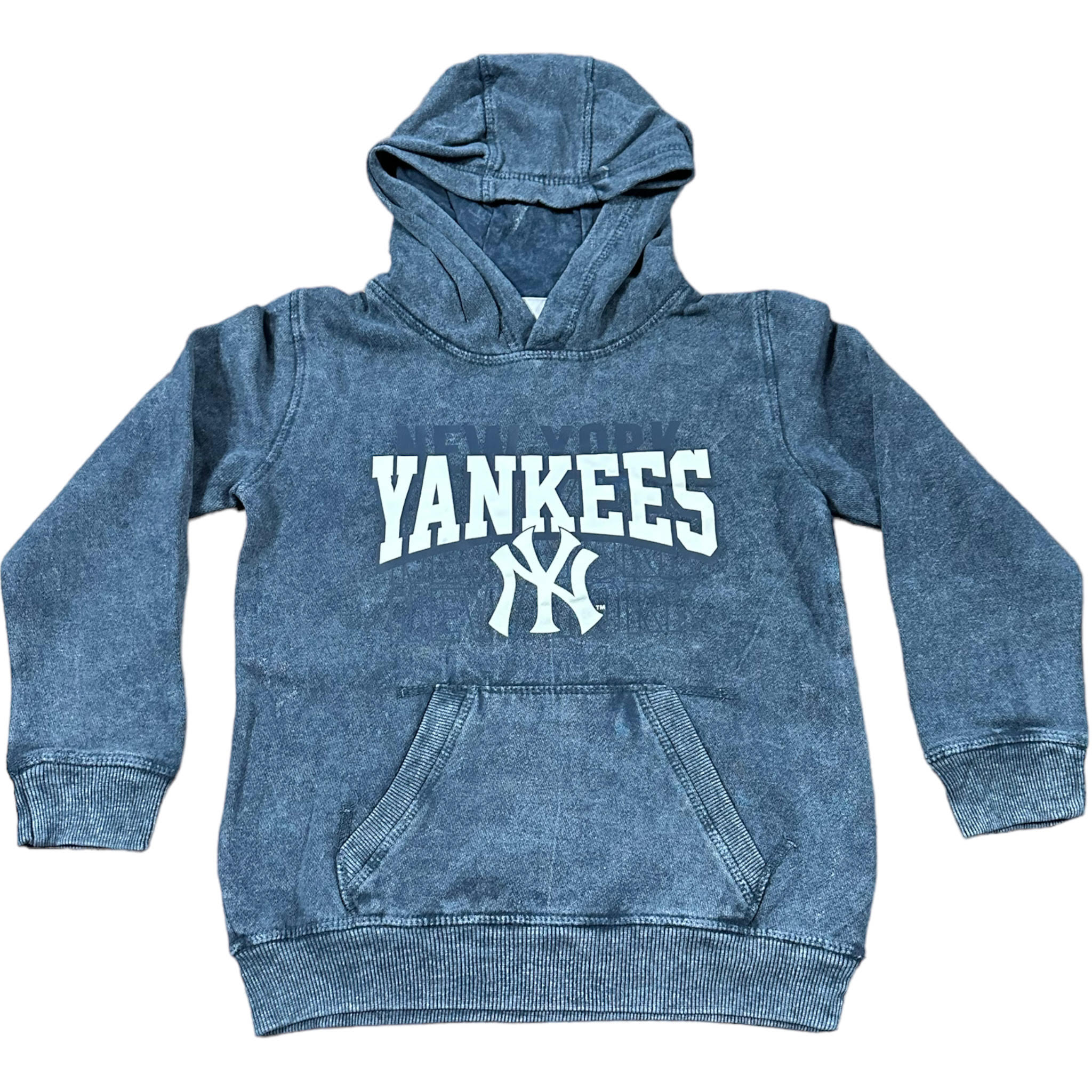 Outerstuff New York Yankees Kids Back to Back Mineral Washed Hoodie 23 / M