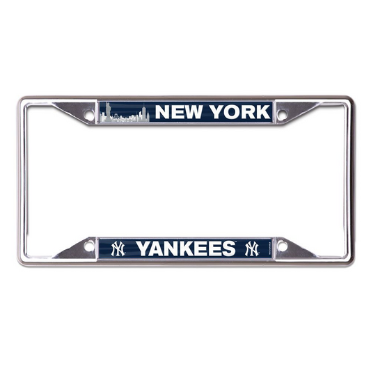 NEW YORK YANKEES LASER LICENSE PLATE FRAME - CITY