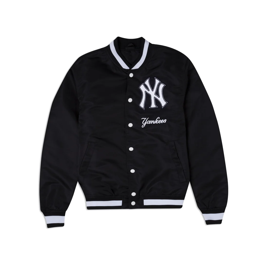 NEW YORK YANKEES MEN S LOGO SELECT BLACK JACKET