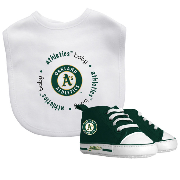 OAKLAND ATHLETICS 2-PIECE BABY GIFT SET