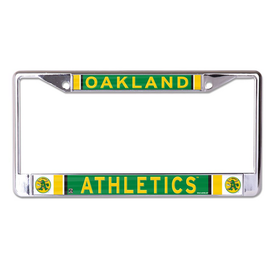 OAKLAND ATHLETICS LASER LICENSE PLATE FRAME - COOPERSTOWN