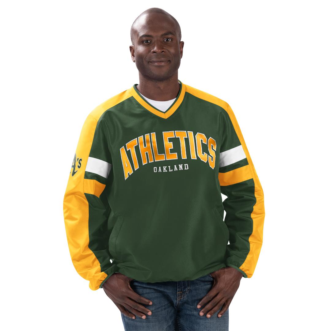OAKLAND ATHLETICS MEN'S DRAFT PICK PULLOVER JACKET – JR'S SPORTS