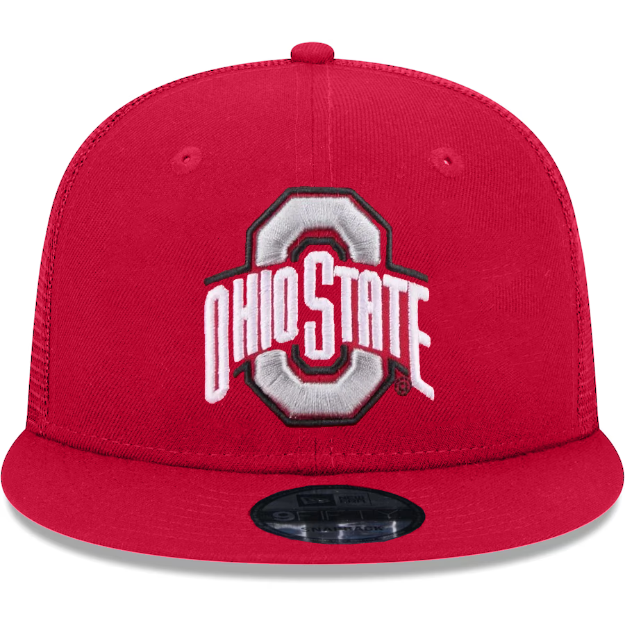 OHIO STATE BUCKEYES EVERGREEN TRUCKER 9FIFTY SNAPBACK HAT