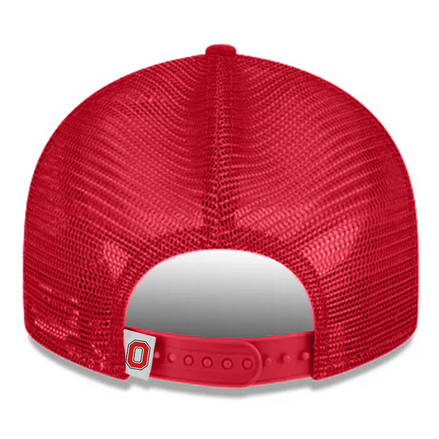OHIO STATE BUCKEYES EVERGREEN TRUCKER 9FIFTY SNAPBACK HAT