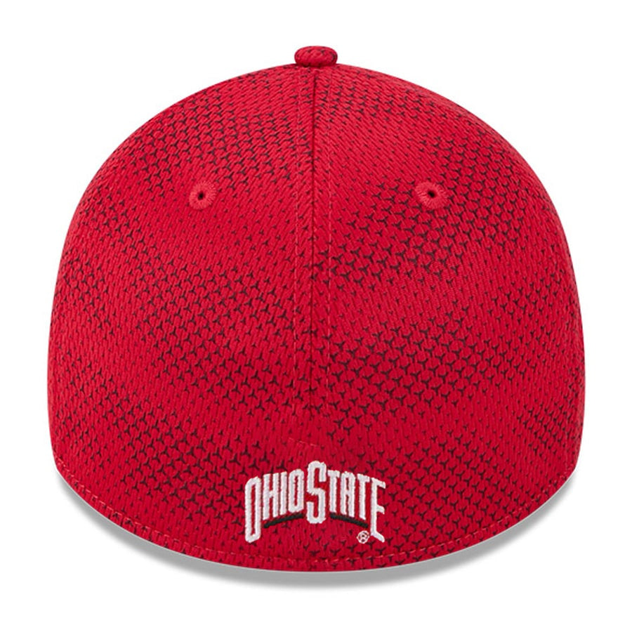 OHIO STATE BUCKEYES 2024 TEAM 39THIRTY FLEX FIT HAT - RED