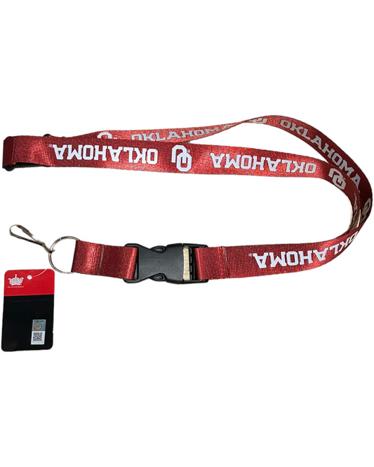 OKLAHOMA SOONERS LANYARD