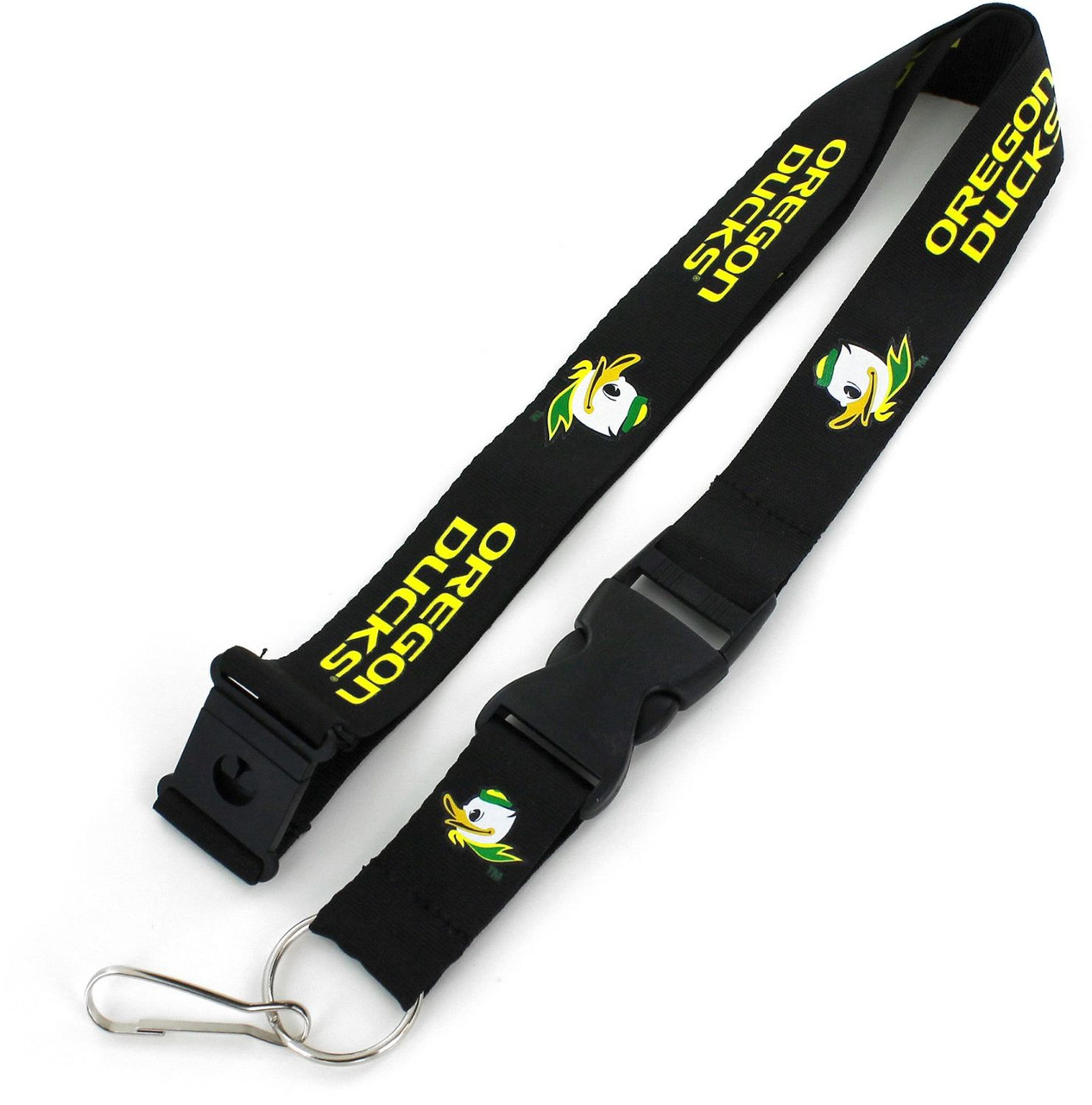 OREGON DUCKS LANYARD - BLACK