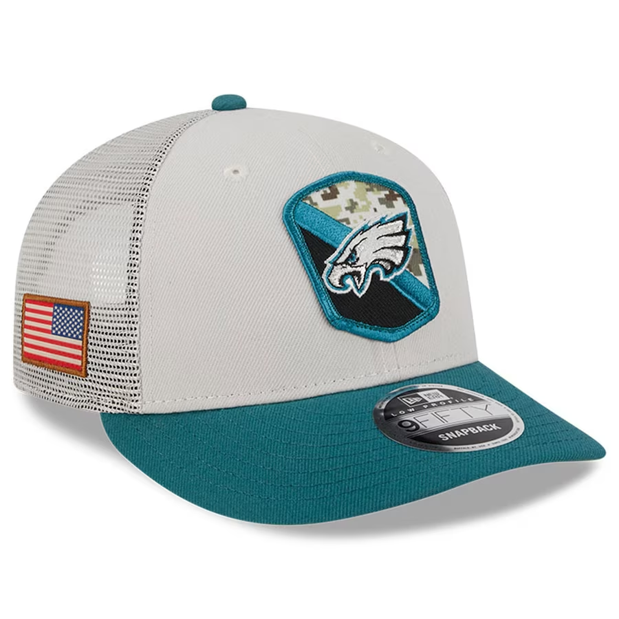 PHILADELPHIA EAGLES 2023 SALUTE TO SERVICE LOW PROFILE 9FIFTY