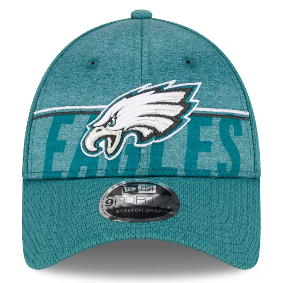 PHILADELPHIA EAGLES 2023 TRAINING CAMP 9FORTY STRETCH SNAP ADJUSTABLE HAT