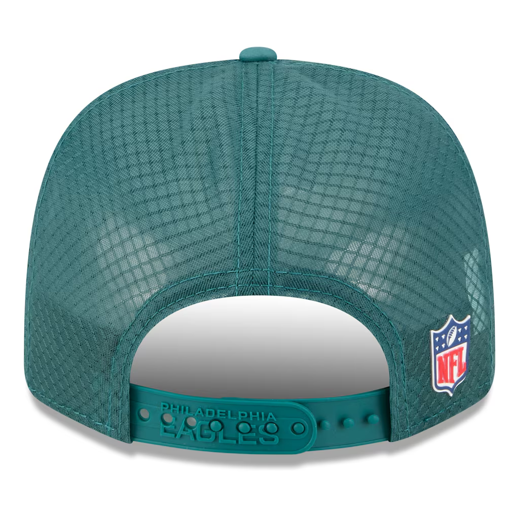 PHILADELPHIA EAGLES 2025 NFL SIDELINE 9SEVENTY STRETCH-SNAP ADJUSTABLE HAT - GREEN