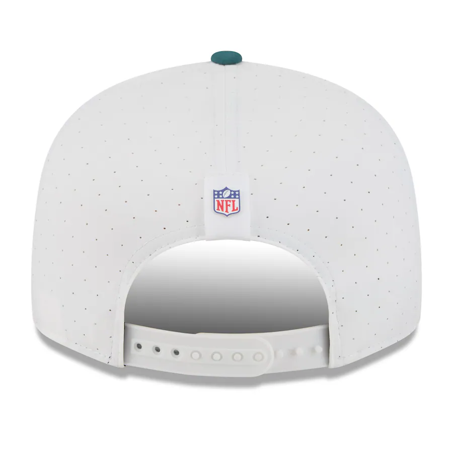 PHILADELPHIA EAGLES 2025 NFL TRAINING CAMP 9FIFTY SPLIT PANEL SNAPBACK HAT - WHITE