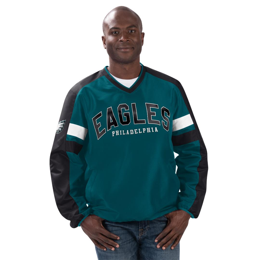 PHILADELPHIA EAGLES MEN'S DRAFT PICK PULLOVER JACKET
