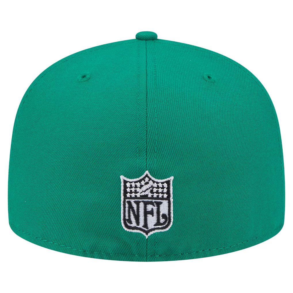 PHILADELPHIA EAGLES OVERSIZED 59FIFTY FITTED HAT - KELLY GREEN