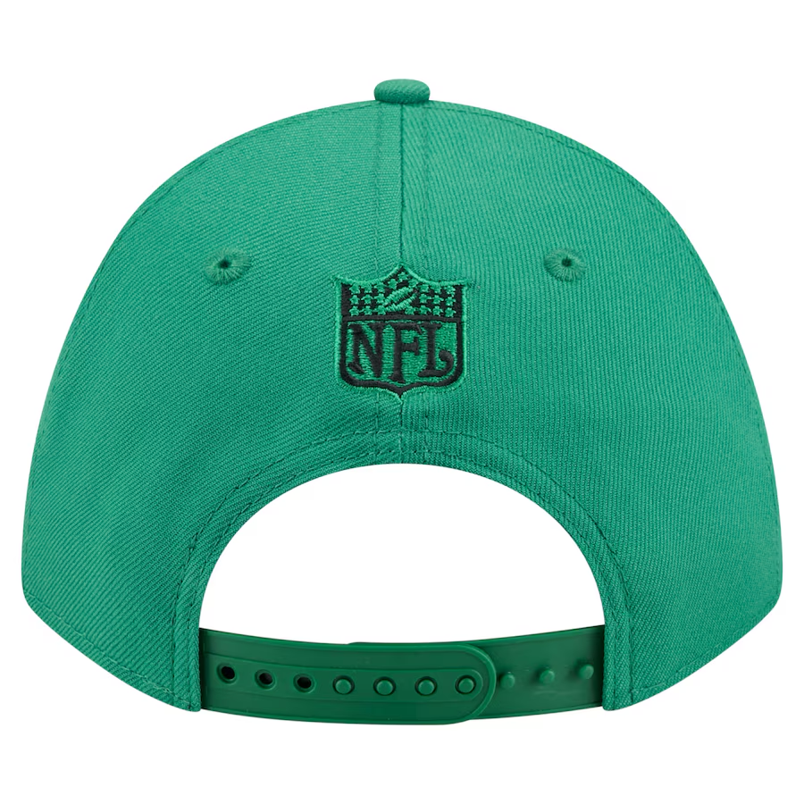 PHILADELPHIA EAGLES TEAM COLLECTION 9FORTY M-CROWN SNAPBACK ADJUSTABLE HAT - KELLY GREEN