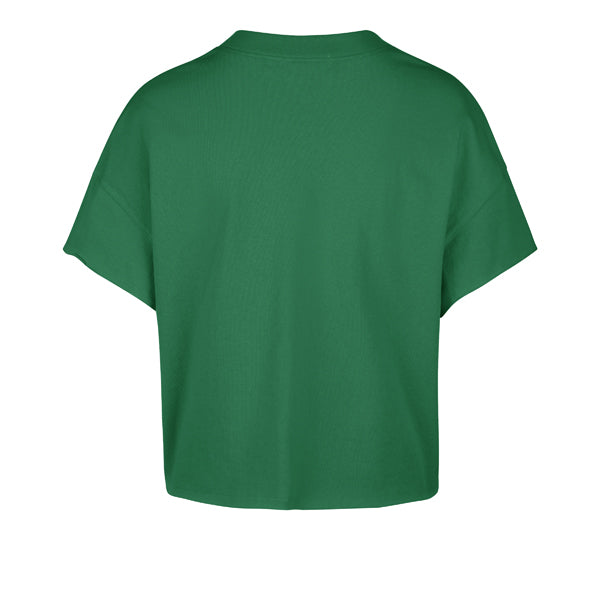 PHILADELPHIA EAGLES WOMEN'S '47 BRAND ELATION OVERSIZED NOTCH T-SHIRT - KELLY GREEN