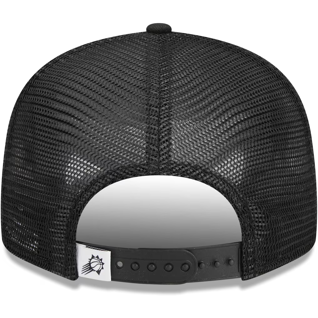 PHOENIX SUNS EVERGREEN TRUCKER 9FIFTY SNAPBACK HAT - BLACK/WHITE