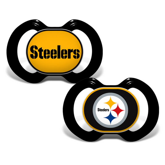 PITTSBURGH STEELERS 2-PACK PACIFIERS