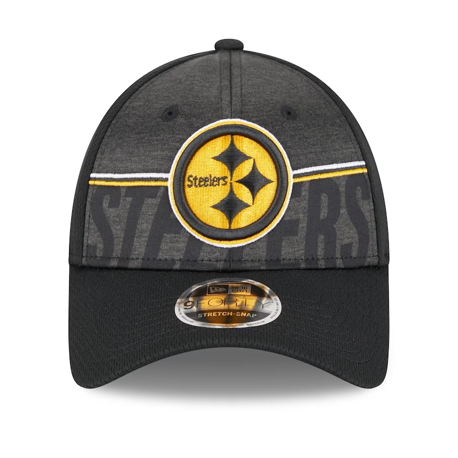 PITTSBURGH STEELERS 2023 TRAINING CAMP 9FORTY STRETCH-SNAP ADJUSTABLE HAT