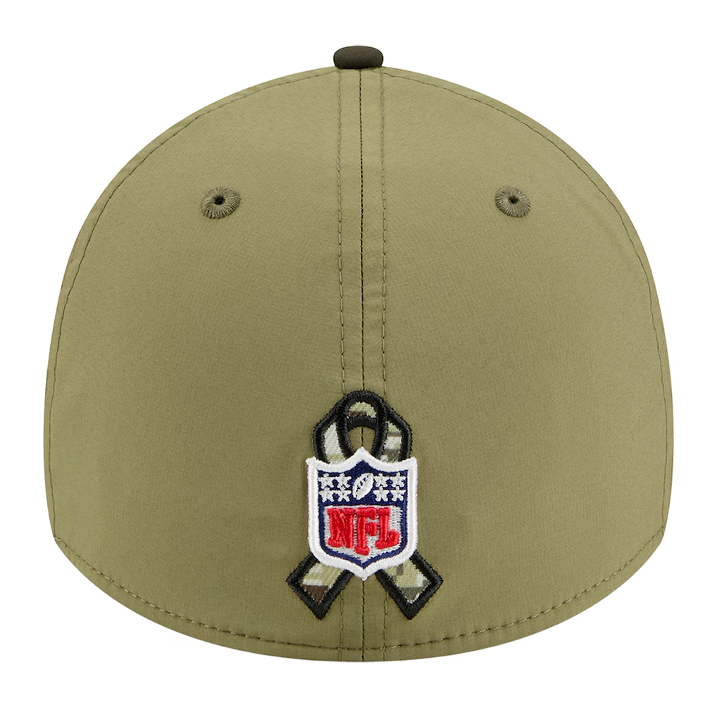 PITTSBURGH STEELERS 2025 NFL SALUTE TO SERVICE 39THIRTY FLEX FIT HAT - GREEN