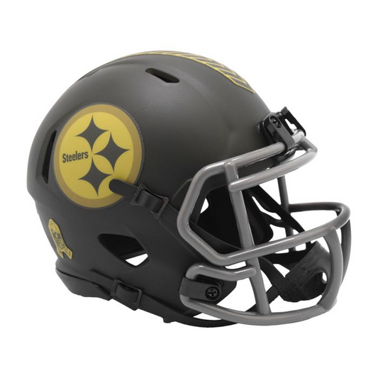 PITTSBURGH STEELERS 2025 NFL SALUTE TO SERVICE RIDDELL SPEED MINI HELMET