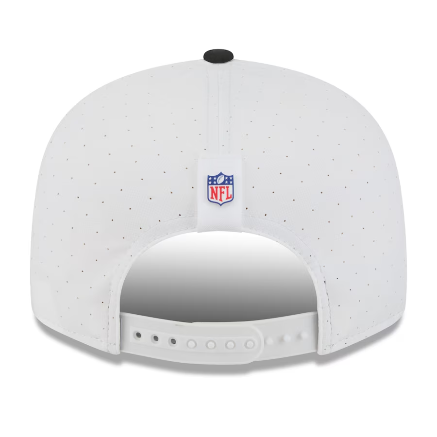 PITTSBURGH STEELERS 2025 NFL TRAINING CAMP 9FIFTY SPLIT PANEL SNAPBACK HAT - WHITE