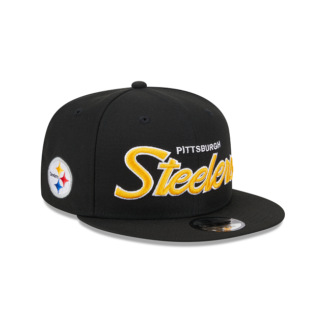 PITTSBURGH STEELERS EVERGREEN SCRIPT 9FIFTY SNAPBACK JR S SPORTS