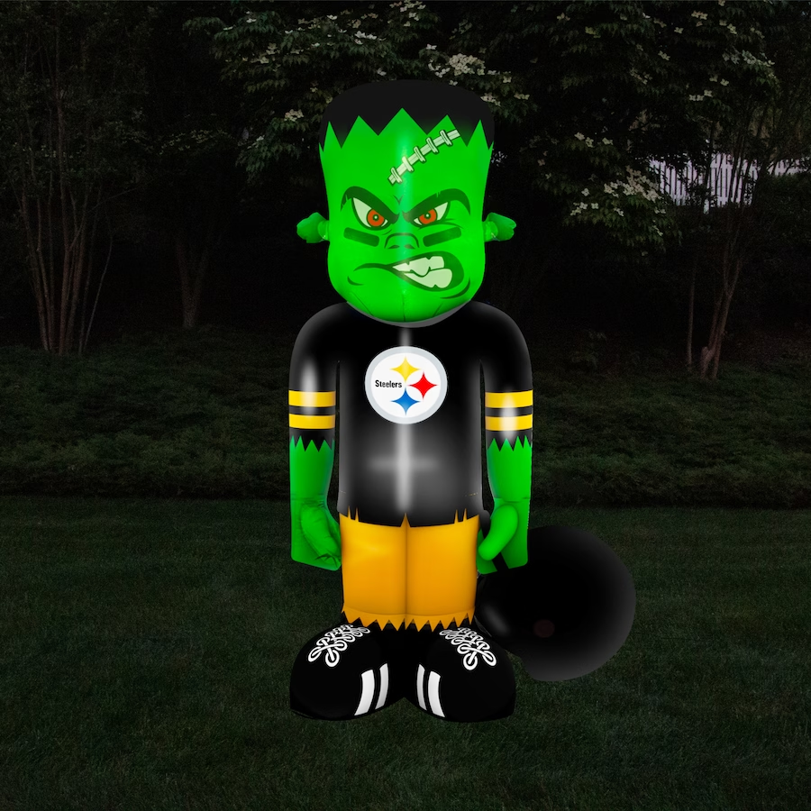 PITTSBURGH STEELERS HALLOWEEN LAWN INFLATABLE STEINBACKER