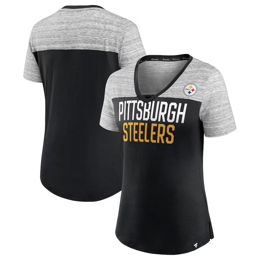 PITTSBURGH STEELERS WOMEN S CLOSE QUARTER T SHIRT JR S SPORTS