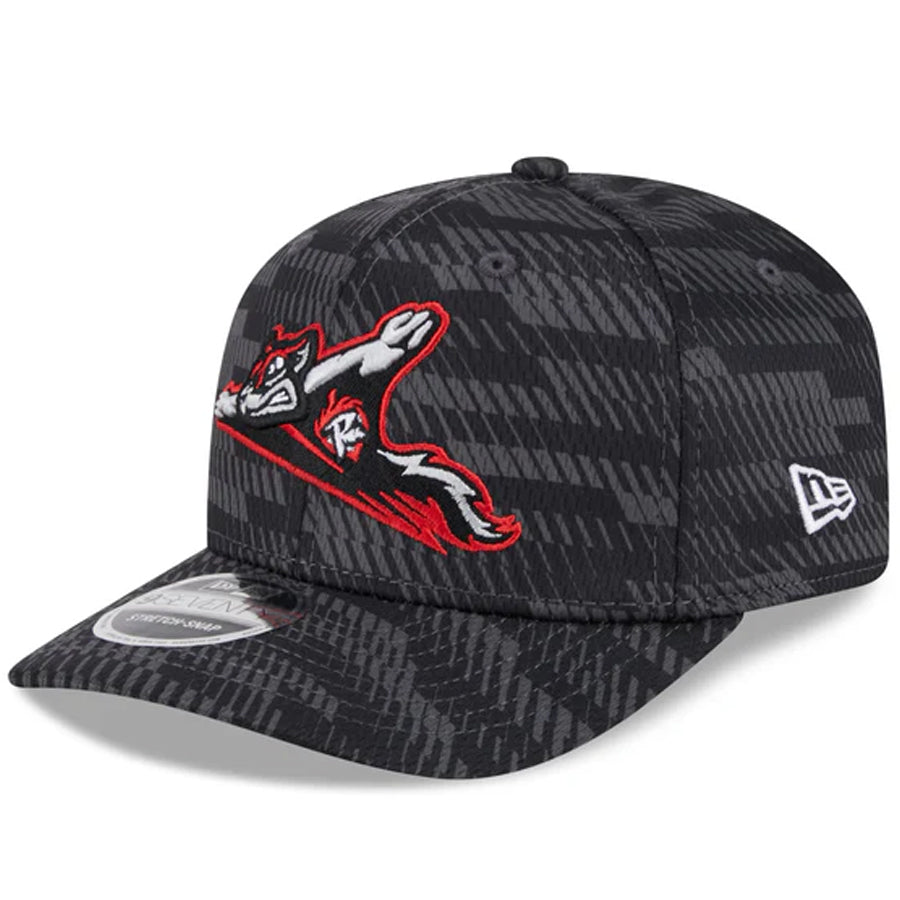 RICHMOND FLYING SQUIRRELS 2025 MILB CLUBHOUSE 9SEVENTY STRETCH-SNAP HAT - BLACK