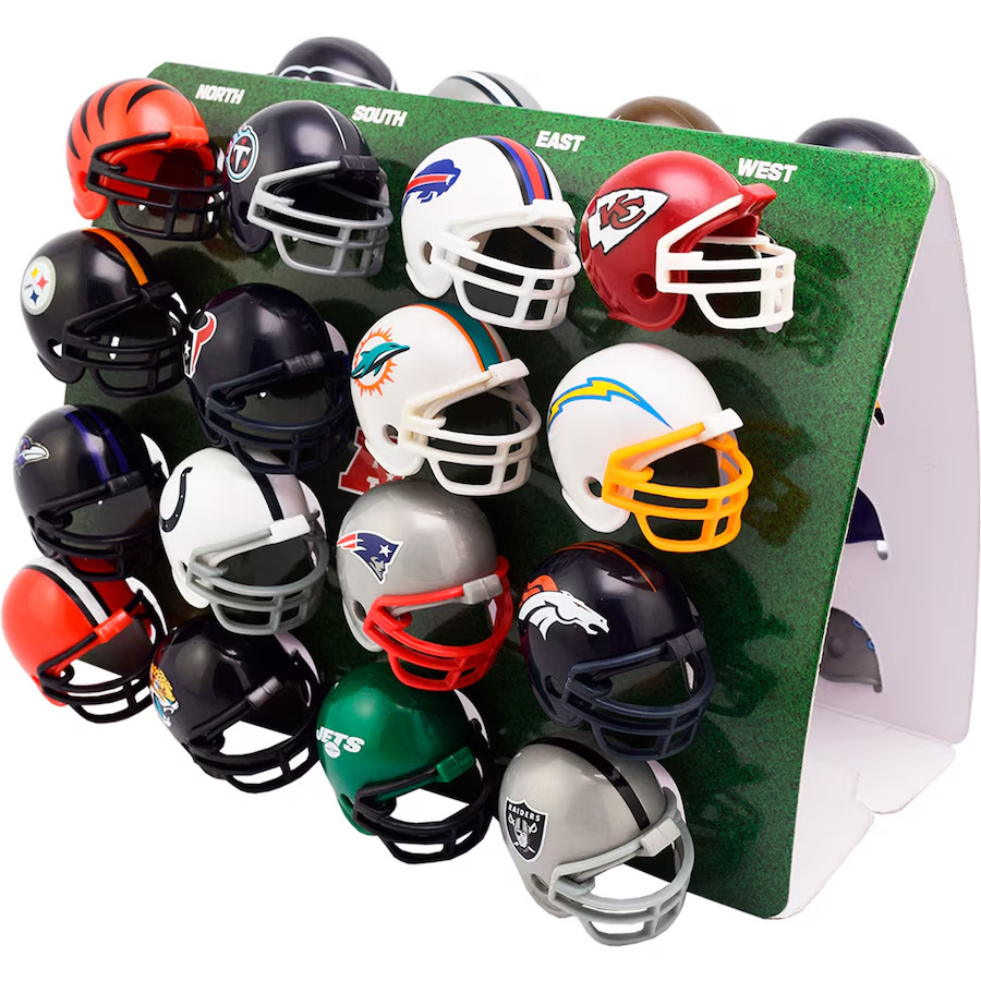 RIDDELL NFL MINI HELMET STANDINGS TRACKER SET