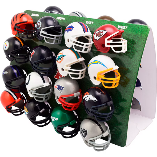 RIDDELL NFL MINI HELMET STANDINGS TRACKER SET