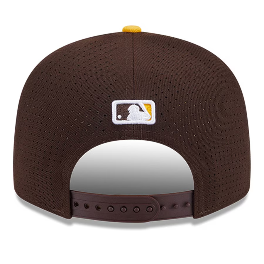 SAN DIEGO PADRES 2025 MLB ALL-STAR GAME 9FIFTY SPLIT PANEL SNAPBACK HAT -BROWN/GOLD
