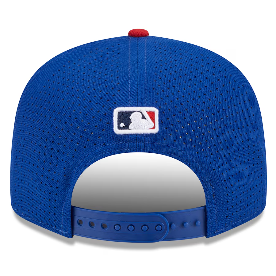 SAN DIEGO PADRES 2025 MLB ALL-STAR GAME WORKOUT SPLIT PANEL 9FIFTY SNAPBACK HAT - BLUE/RED